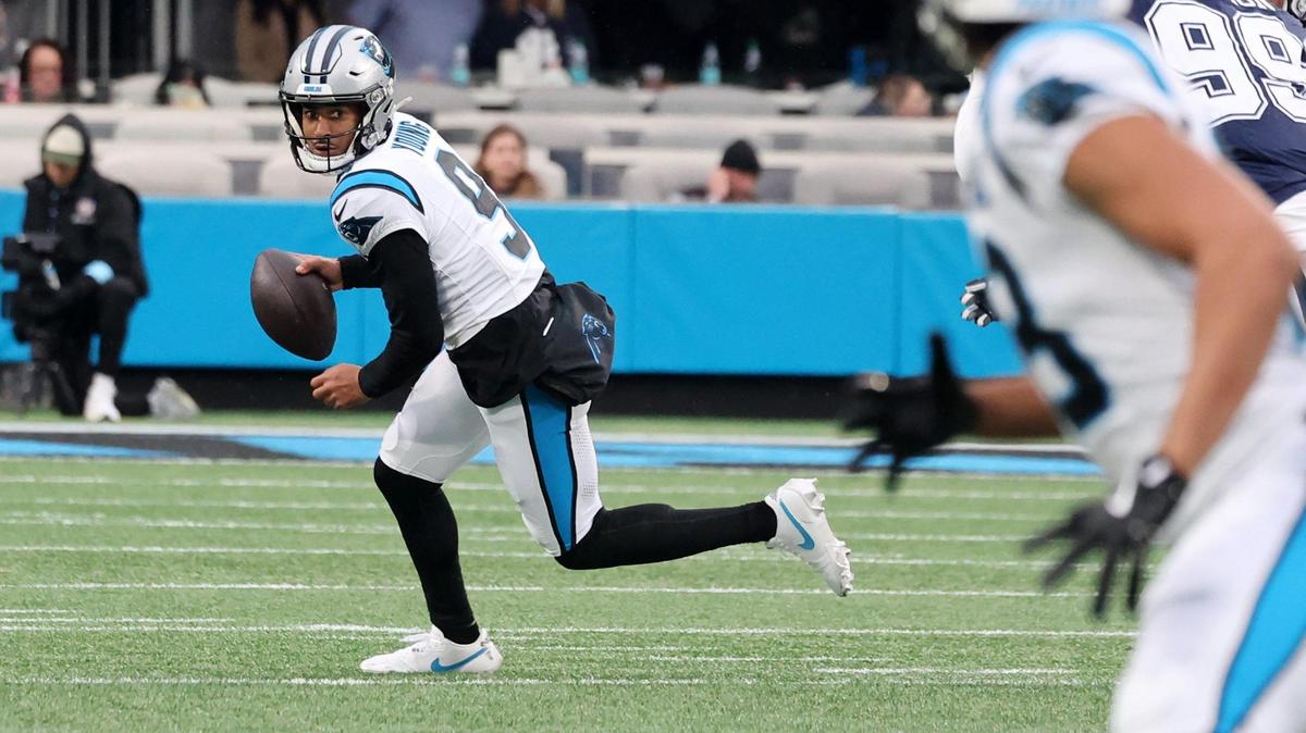 Carolina’s Bryce Young looks for an opening Sunday as the Panthers take on the Dallas Cowboys in Charlotte.