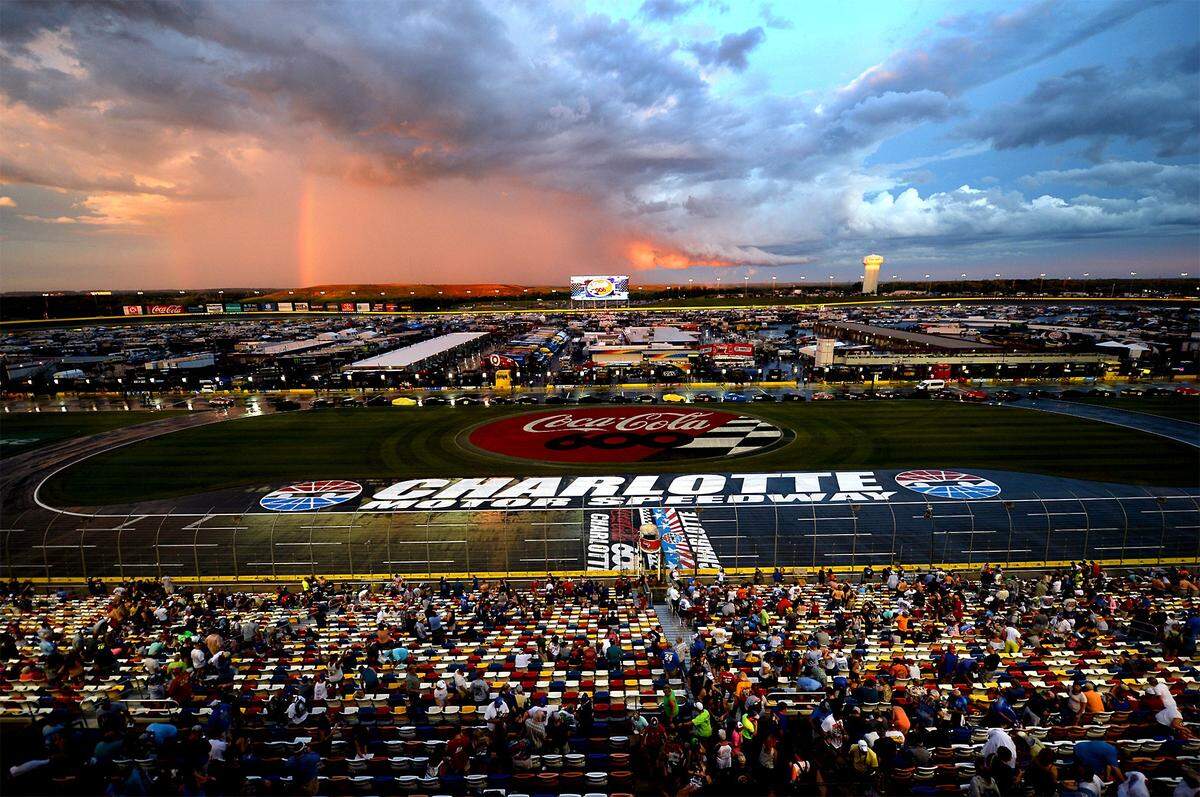 The Coca-Cola 600, shown here in 2018, has been a Memorial Day tradition at Charlotte Motor Speedway for 60 years. The race may be run without fans for the first time on May 24, 2020.