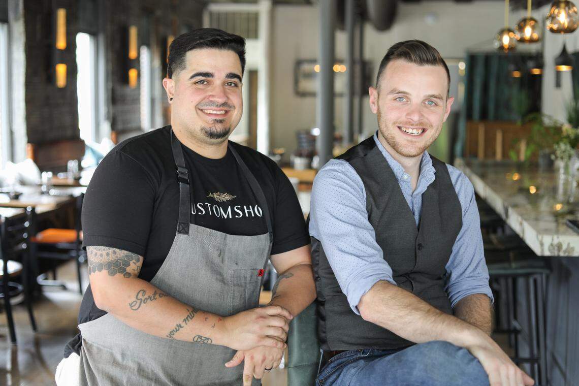 Andres Kaifer and Alex Bridges of Customshop are bringing tapas to Optimist Hall.