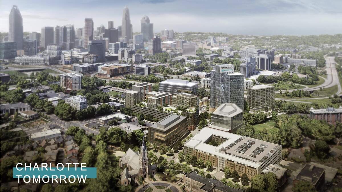 Charlotte City Council approved a public investment in Atrium Health’s innovation district in midtown Charlotte.