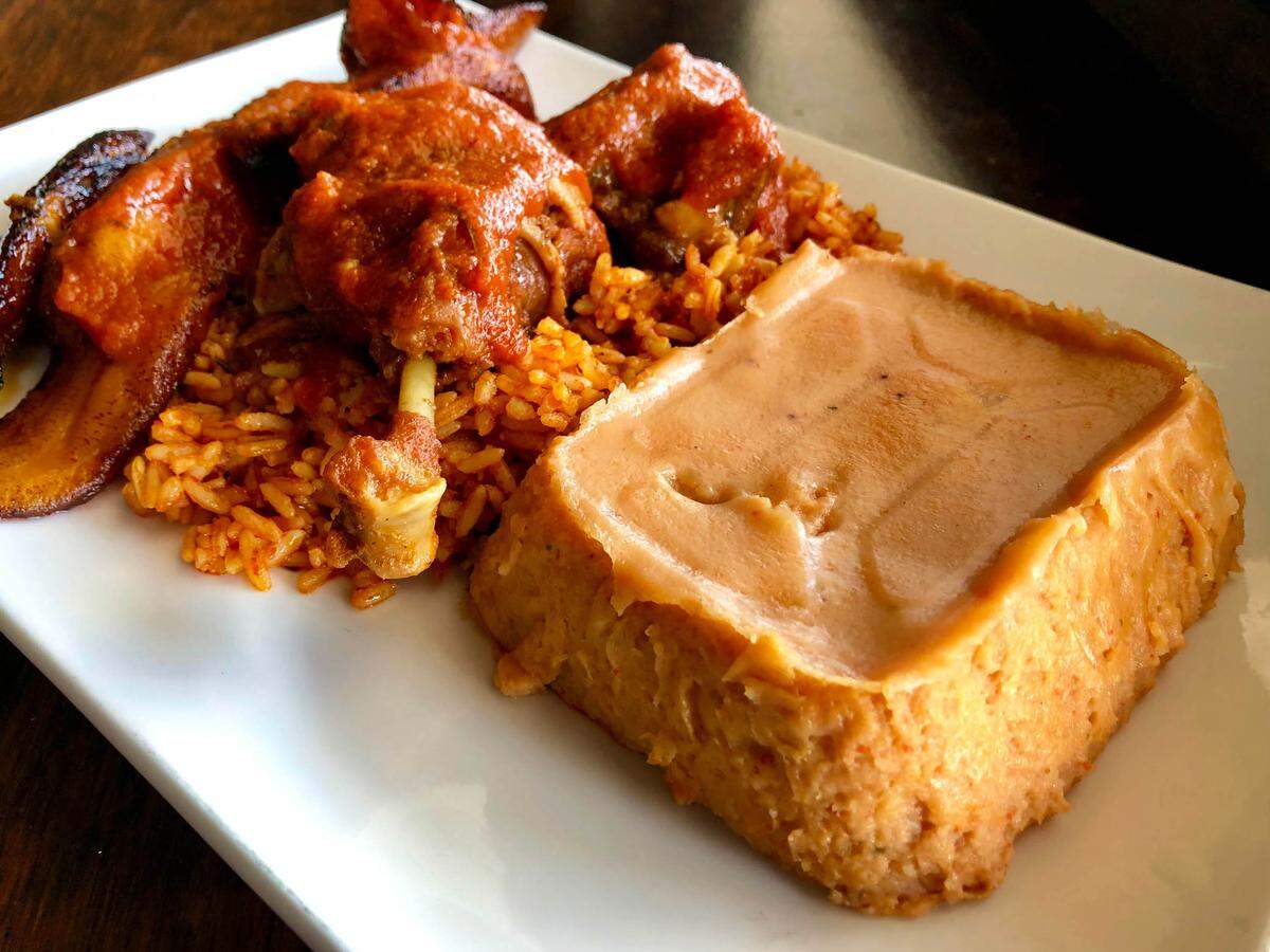Moi moi by chef Esther Ikuru of The Cooking Pot in Charlotte, N.C.