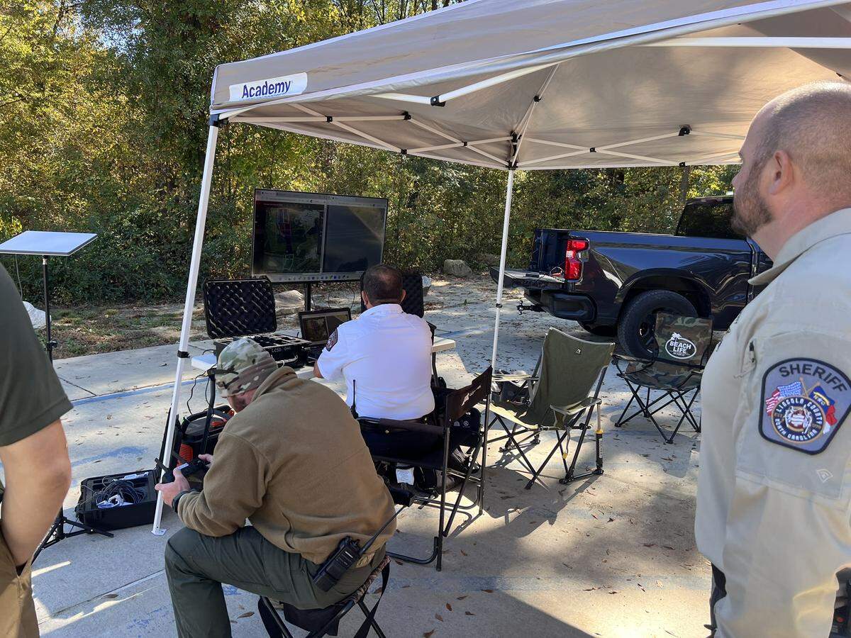Responders used sonar and a cadaver dog to search for a kayaker near Cowans Ford Dam in eastern Lincoln County.