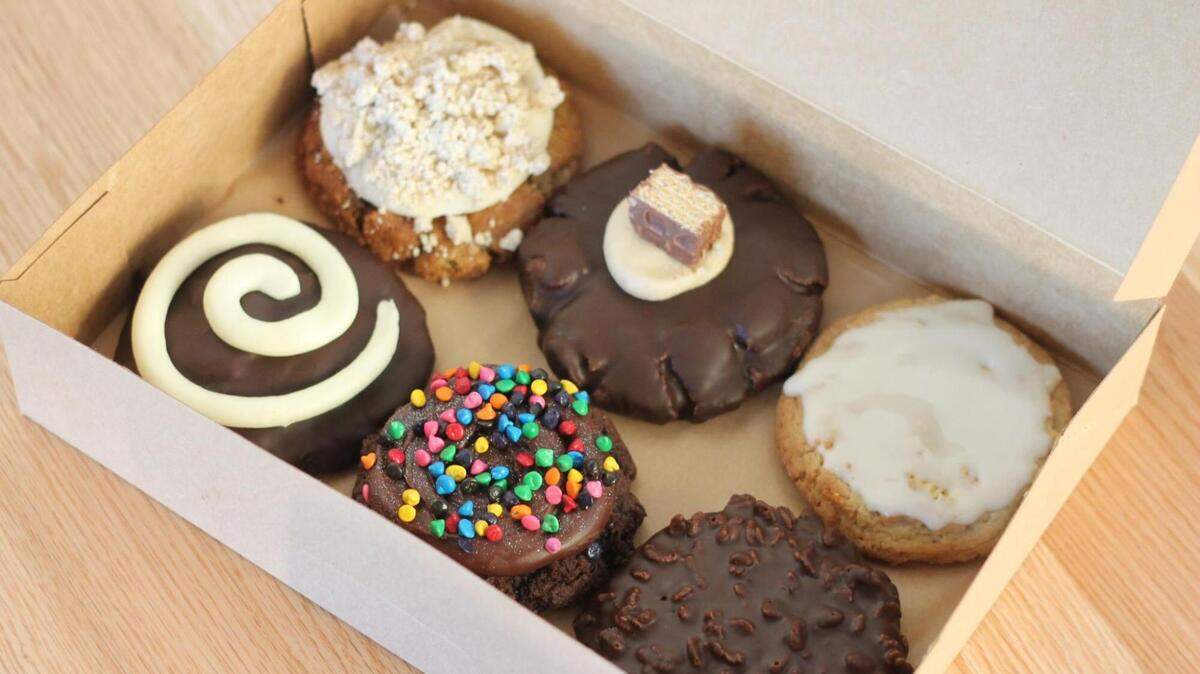 Order an assorted box of cookies from Honeybear Bake Shop.