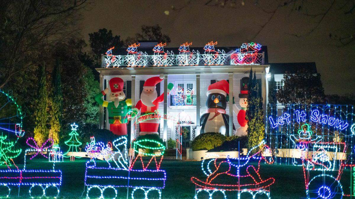 View the holiday lights around town before the end of the year