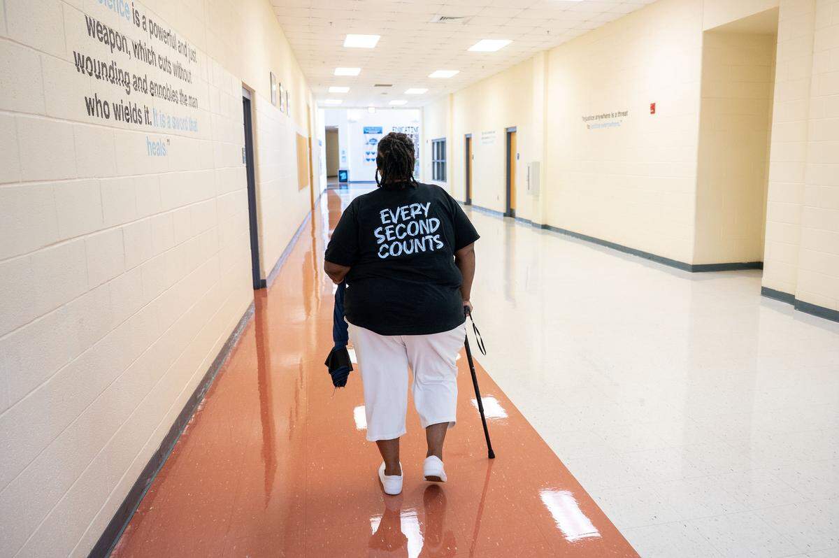 Sophie Holland, a former teacher at MLK Middle School in Charlotte, shares her experience teaching Careers and Technical Education for 41 years. She aimed to help students find careers that aligned with their interests. 