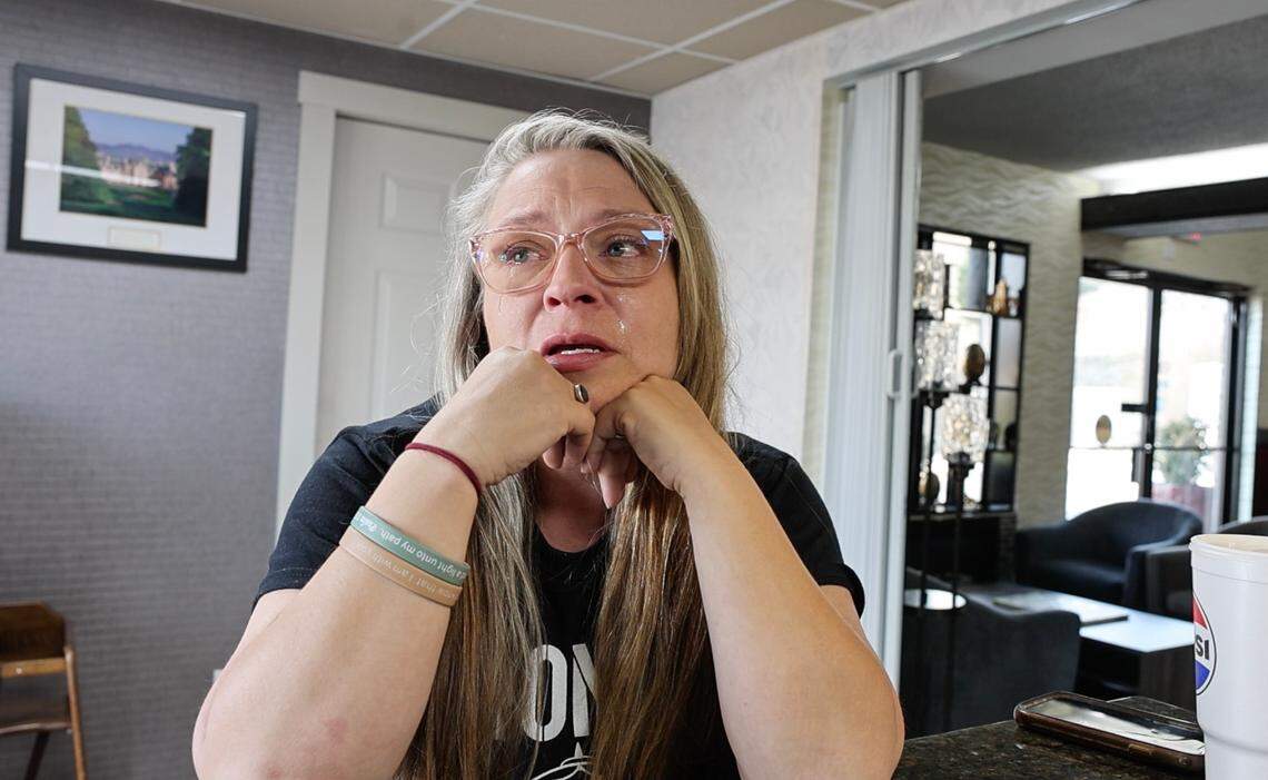 “It’s hurtful,” says Keri Kelly, who grew up in Swannanoa. “I’m grieving my home really bad. This will always be home but its really hard to feel like it right now. It doesn’t look at all what my home used to be at all, so it’s really hard every day.”