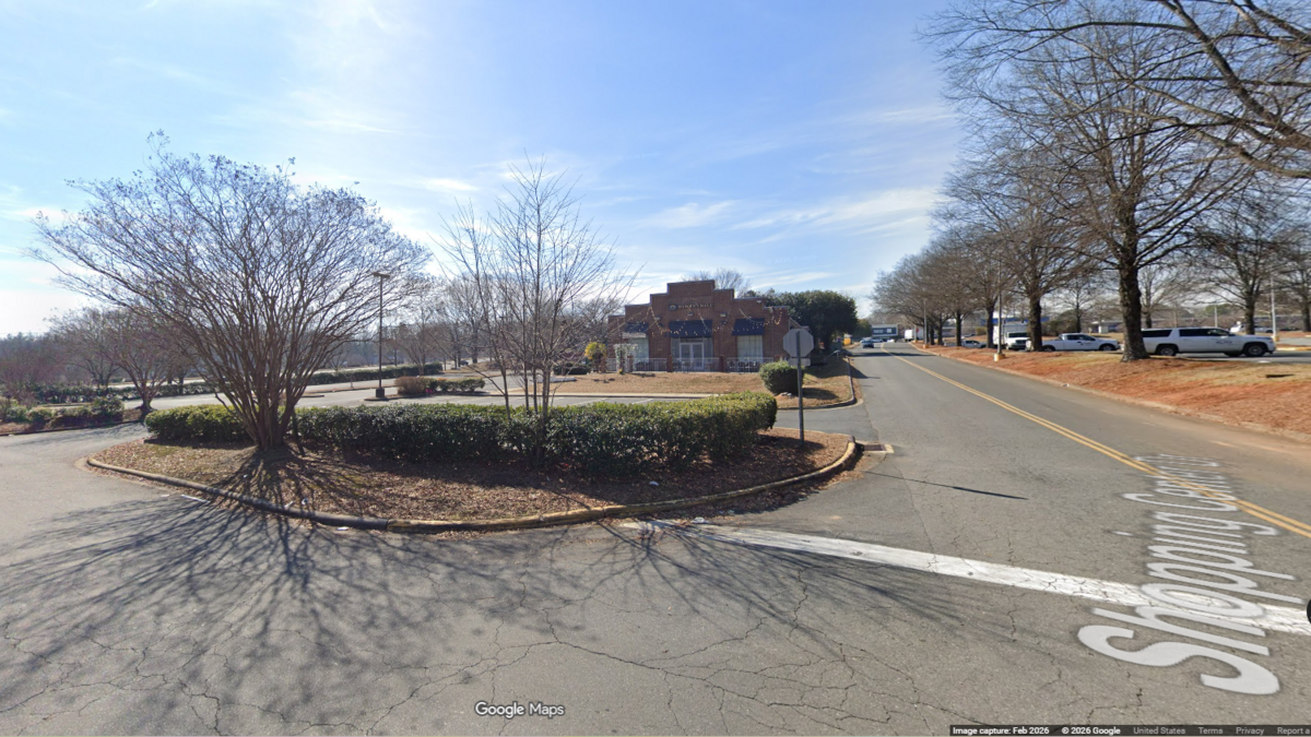 The shooting happened at 1 a.m. Tuesday outside a banquet hall in the University City area, CMPD says.