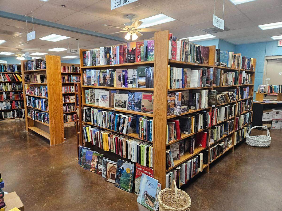 You’ll find a wide selection of rare and used books at The Book Rack in Charlotte.