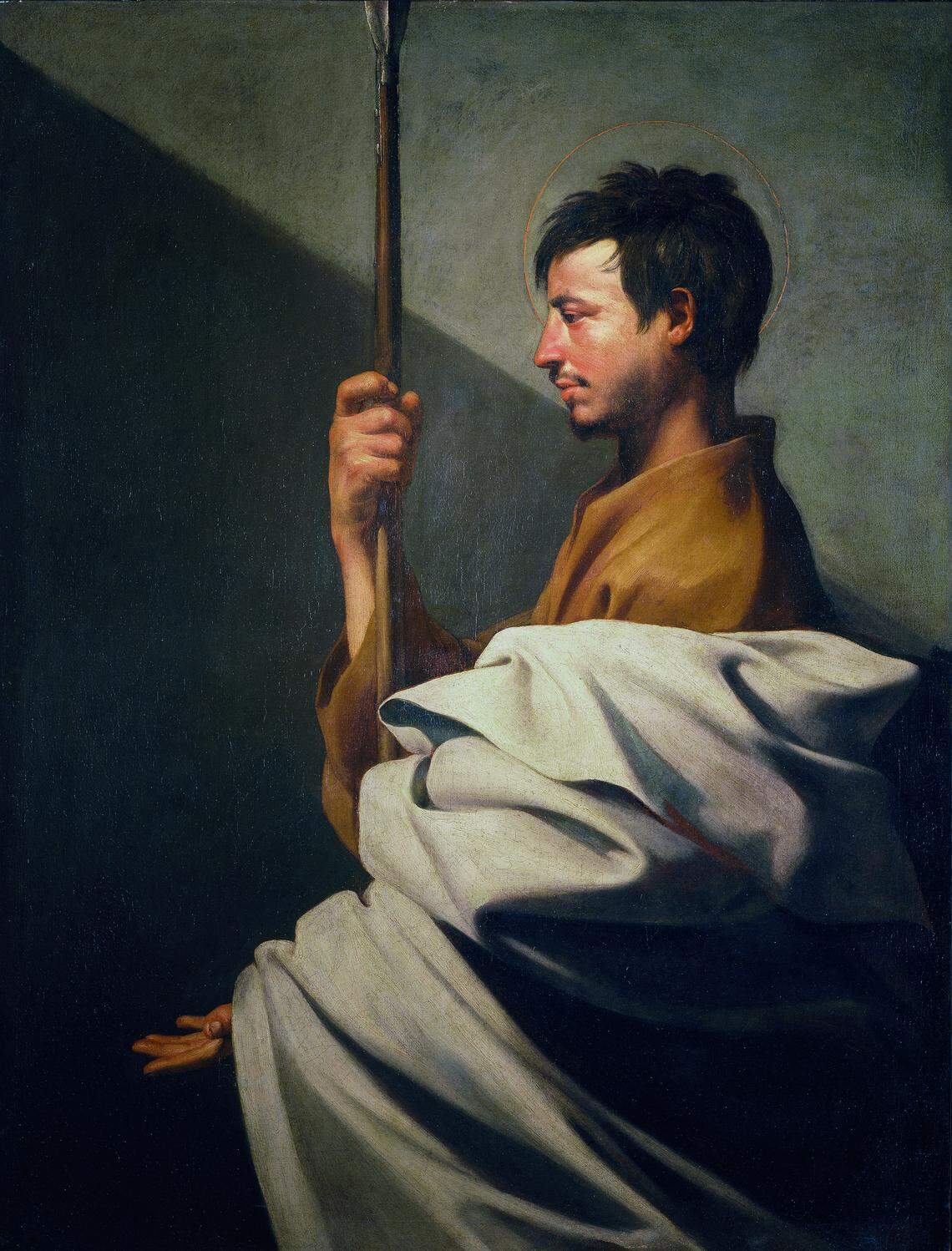 Jusepe de Ribera (Spanish, 1591–1652). St. Thomas, circa 1612, oil on canvas.