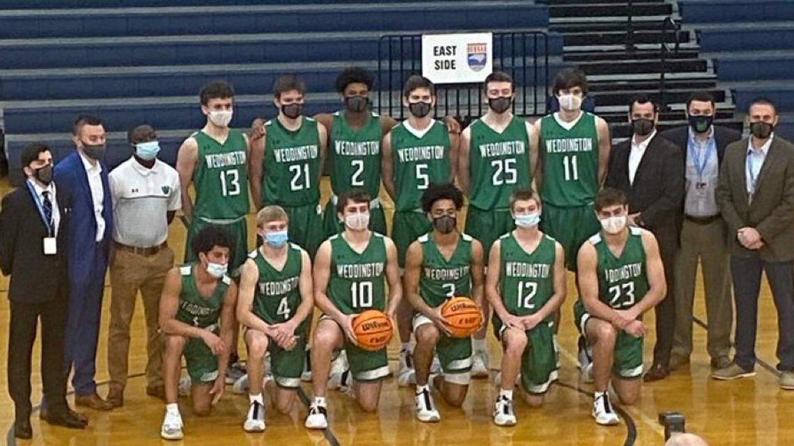Weddington High’s boys basketball team
