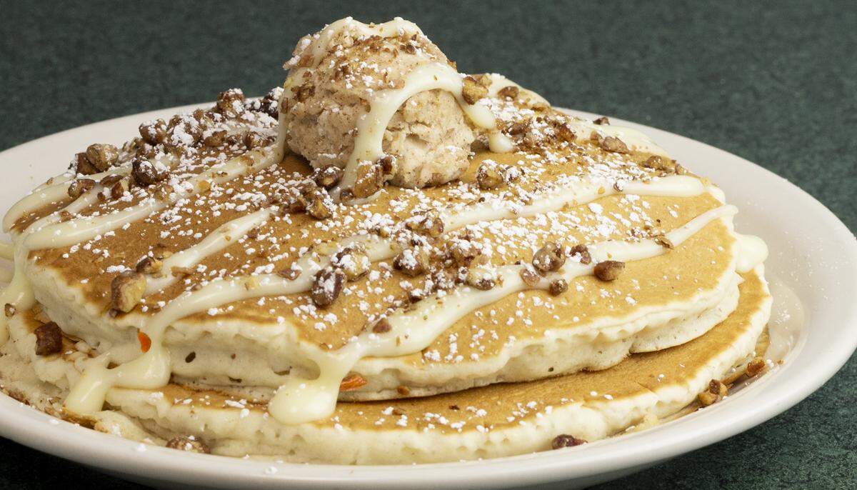 Metro Diner’s carrot cake pancakes.