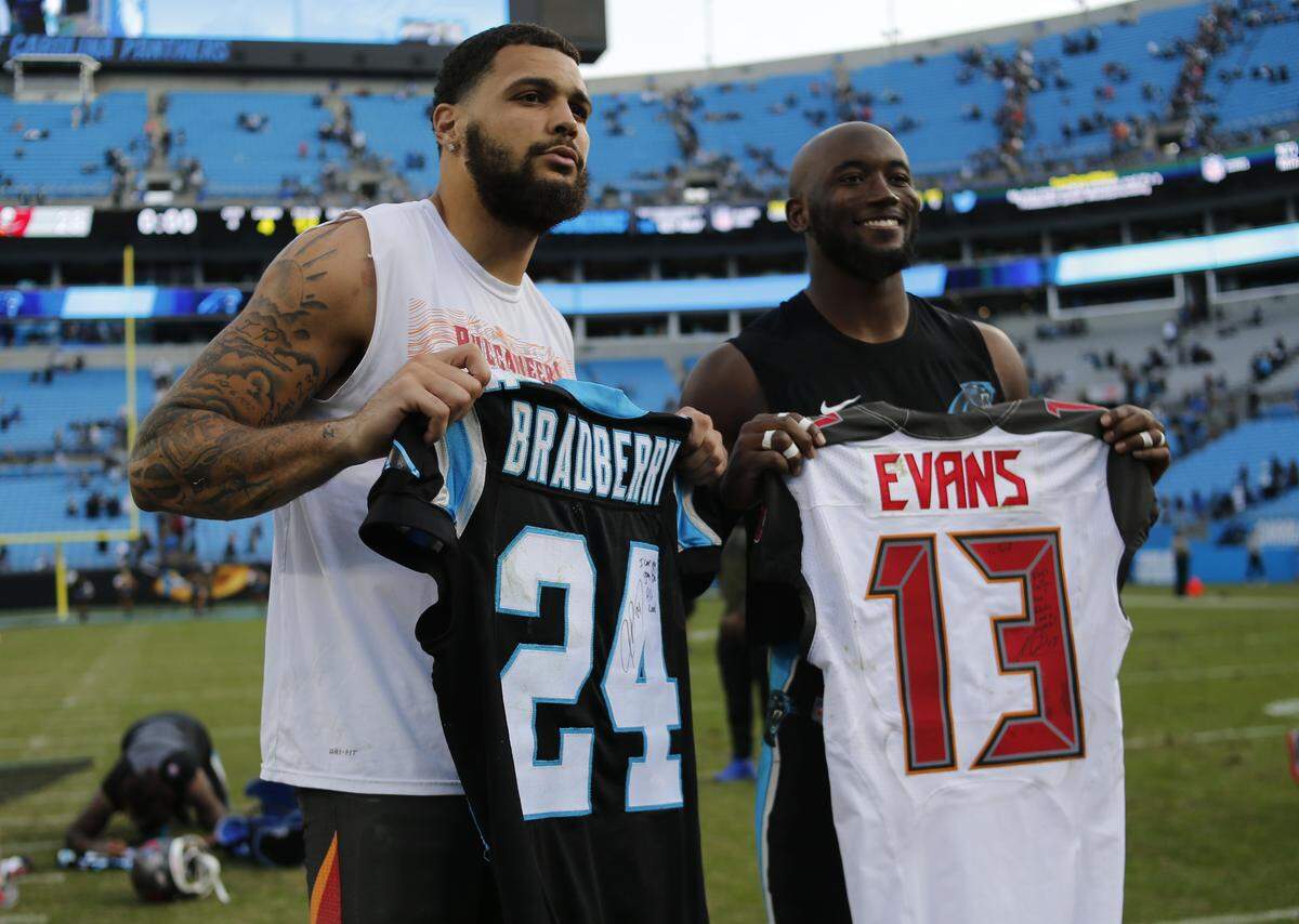 Carolina Panthers cornerback James Bradberry hopes to put an end to his ‘inconsistent’ play against Tampa Bay Buccaneers’ receiver Mike Evans, who he held to 1 catch on 10 targets in Week 9.