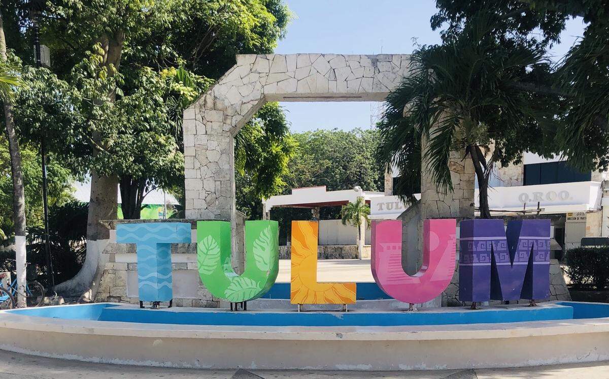 Restaurants in downtown Tulum, Mexico, offered guidelines for staying safe against COVID-19, and the area wasn’t overcrowded with visitors.