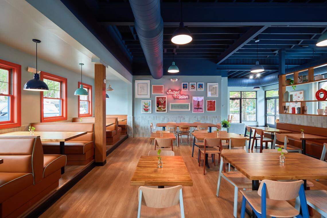 Salted Melon’s Eastover dining room.