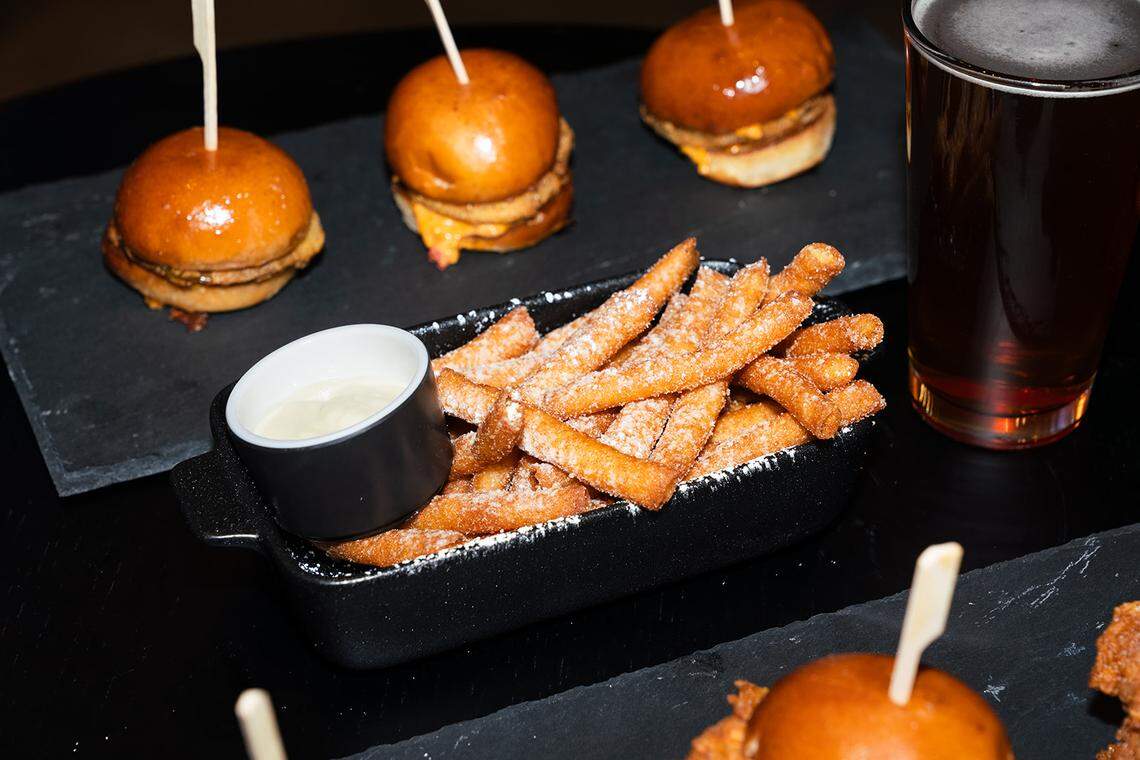 Blinders’ menu includes salads, appetizers, sliders and fries.