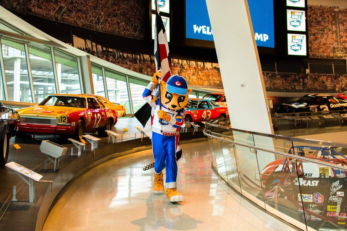 NASCAR Hall of Fame at 400 E M.L.K. Jr Blvd. in uptown Charlotte opened in 2010.