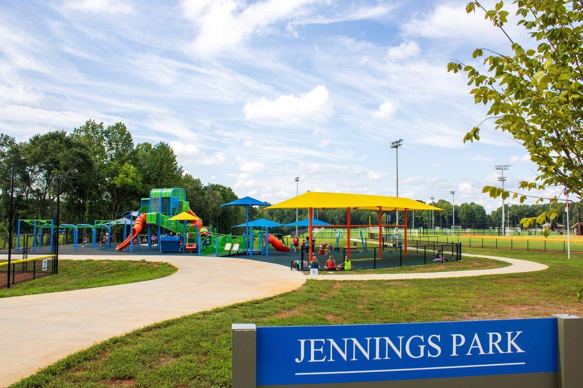 The newly redesigned Jennings Park is one of several attractions in Iredell County, an area that’s seen significant population growth in the past five years.