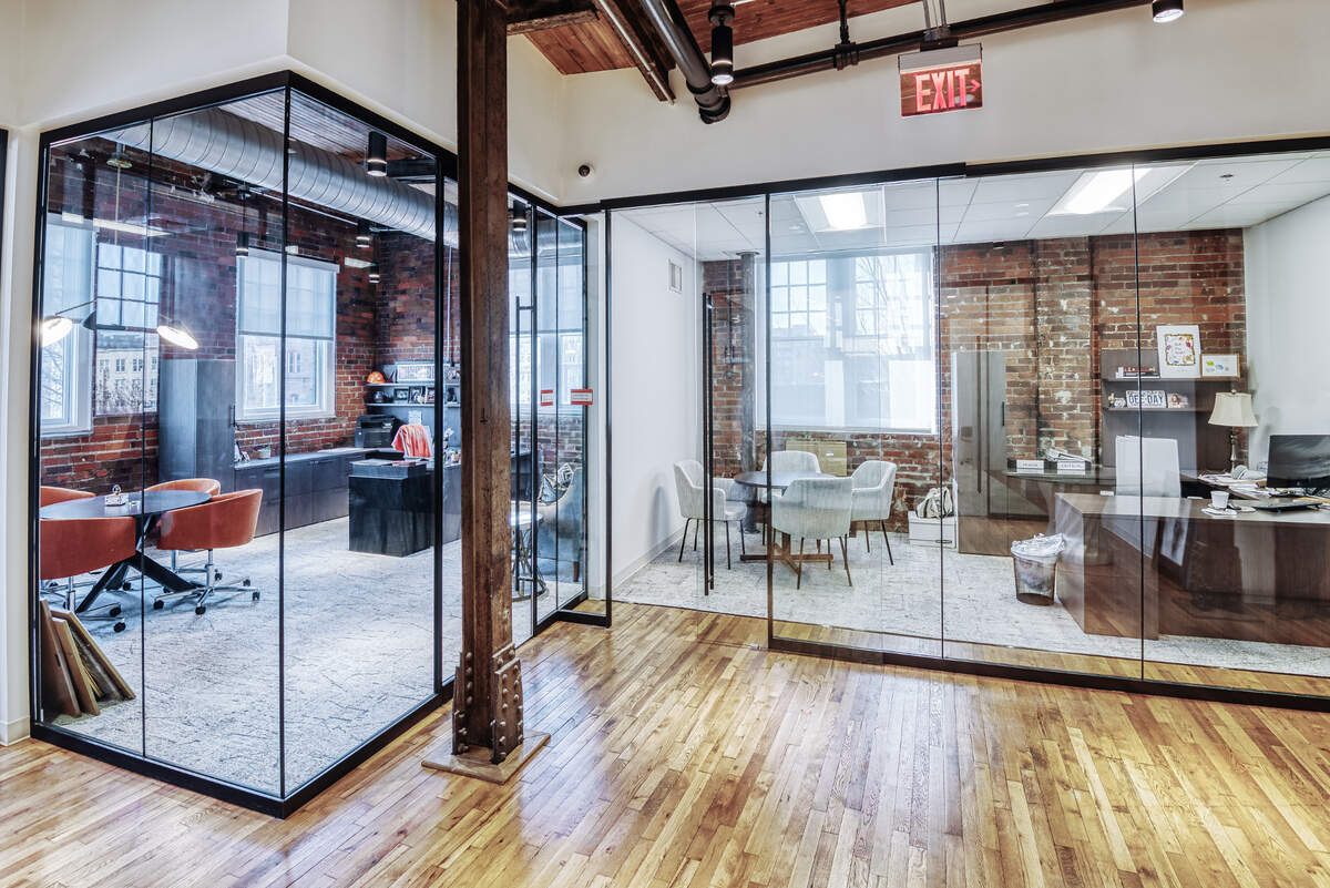 Once home to a newspaper union, The Graham now houses modern office space for Sodoma Law.