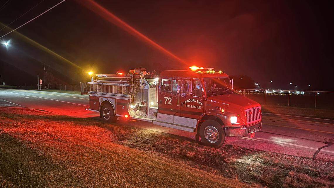 The fire was reported around 12:45 a.m. and was spreading to two other RVs when Concord firefighters arrived, officials said. The fire was reported around 12:45 a.m. and was spreading to two other RVs when Concord firefighters arrived, officials said.