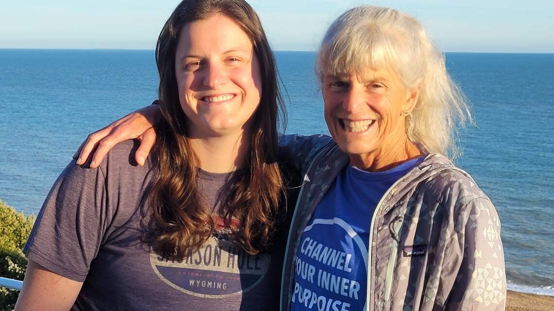 She swam the English Channel with lots of support from Mom (and a little from T-Swift)
