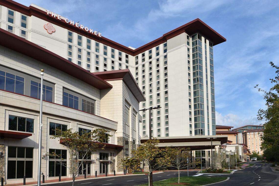 The Eastern Band of Cherokee Indians celebrated the opening of a $330 million expansion of the tribe’s Harrah’s Cherokee Casino Resort in Cherokee, NC, on Friday, Oct. 1. The expansion included a 19-story, 725-room hotel tower and a convention center.