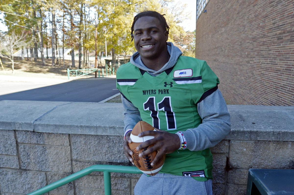 Myers Park WR Elijah Bowick who has committed to Virginia Tech.  Bowick will ride around south Charlotte and talk to Langston Wertz Jr. about his career, his recruitment and his quest for a first state title for his school. As part of “Riding with Recruits.” on Tuesday, November 27, 2018.