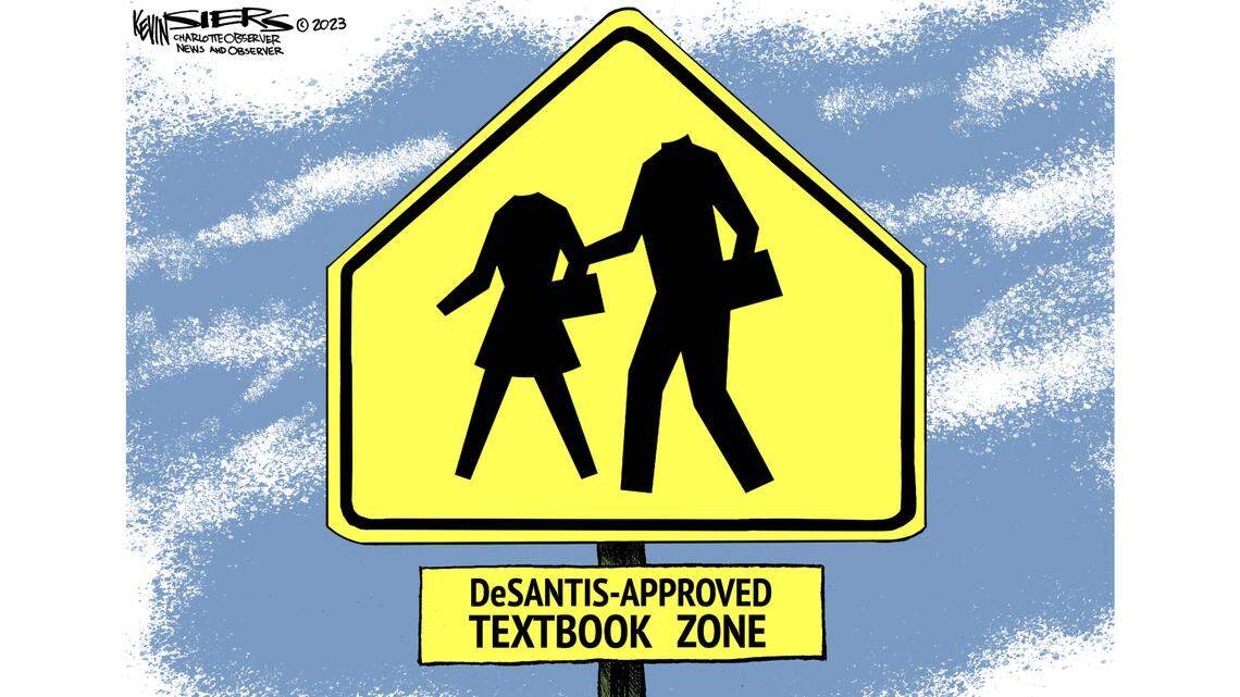 Ron DeSantis-Approved Textbook Zone: Kevin Siers cartoon