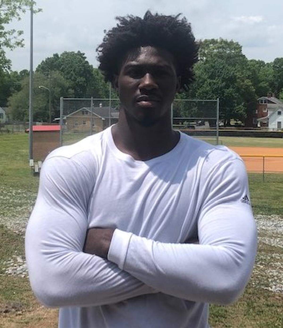 Jalon Walker, when he was playing for Salisbury High. Walker played both offense and defense in high school, but specialized as a linebacker at Georgia.