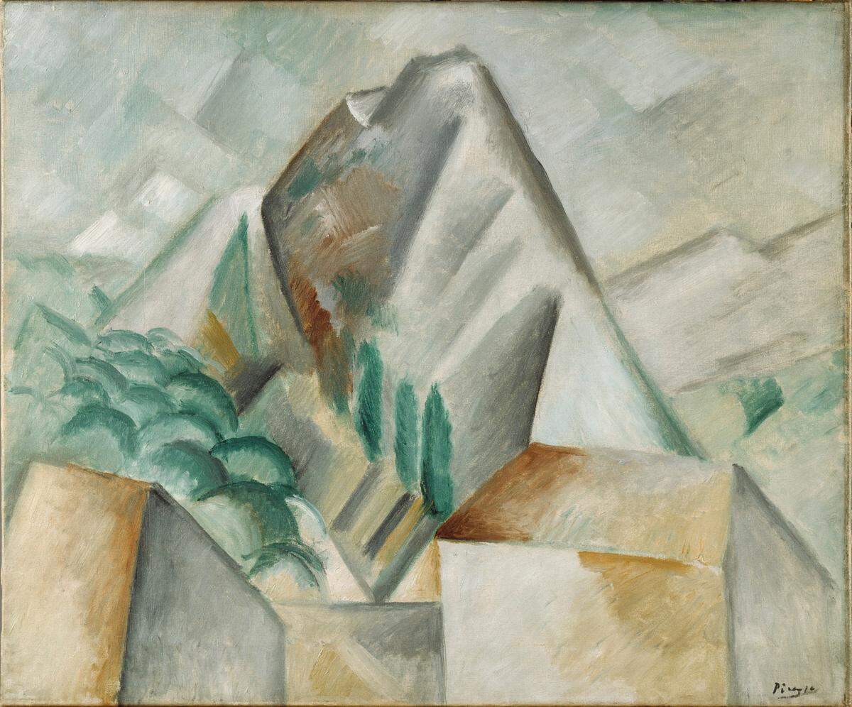 Pablo Picasso, “Landscape, Horta de Ebro,” early summer 1909