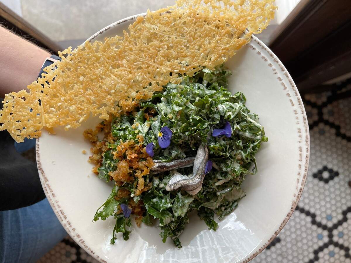 The Kale Crumb Salad.