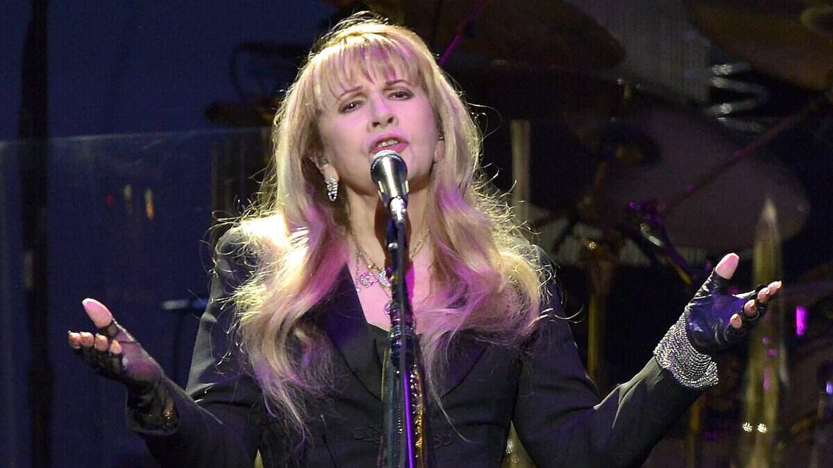 Stevie Nicks, vocalist for Fleetwood Mac sings one of the of the group’s opening songs on Sunday, February 24, 2019 at Spectrum Center in Charlotte, NC.