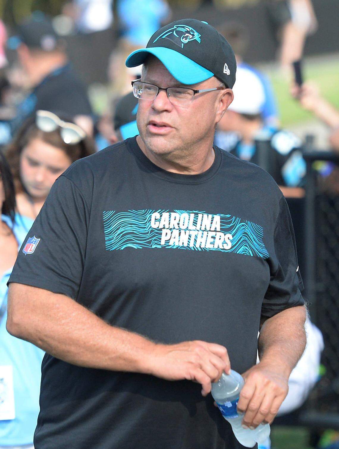 Carolina Panthers owner David Tepper has already made his impact felt in his first year in Charlotte, including by building the team’s indoor practice bubble.