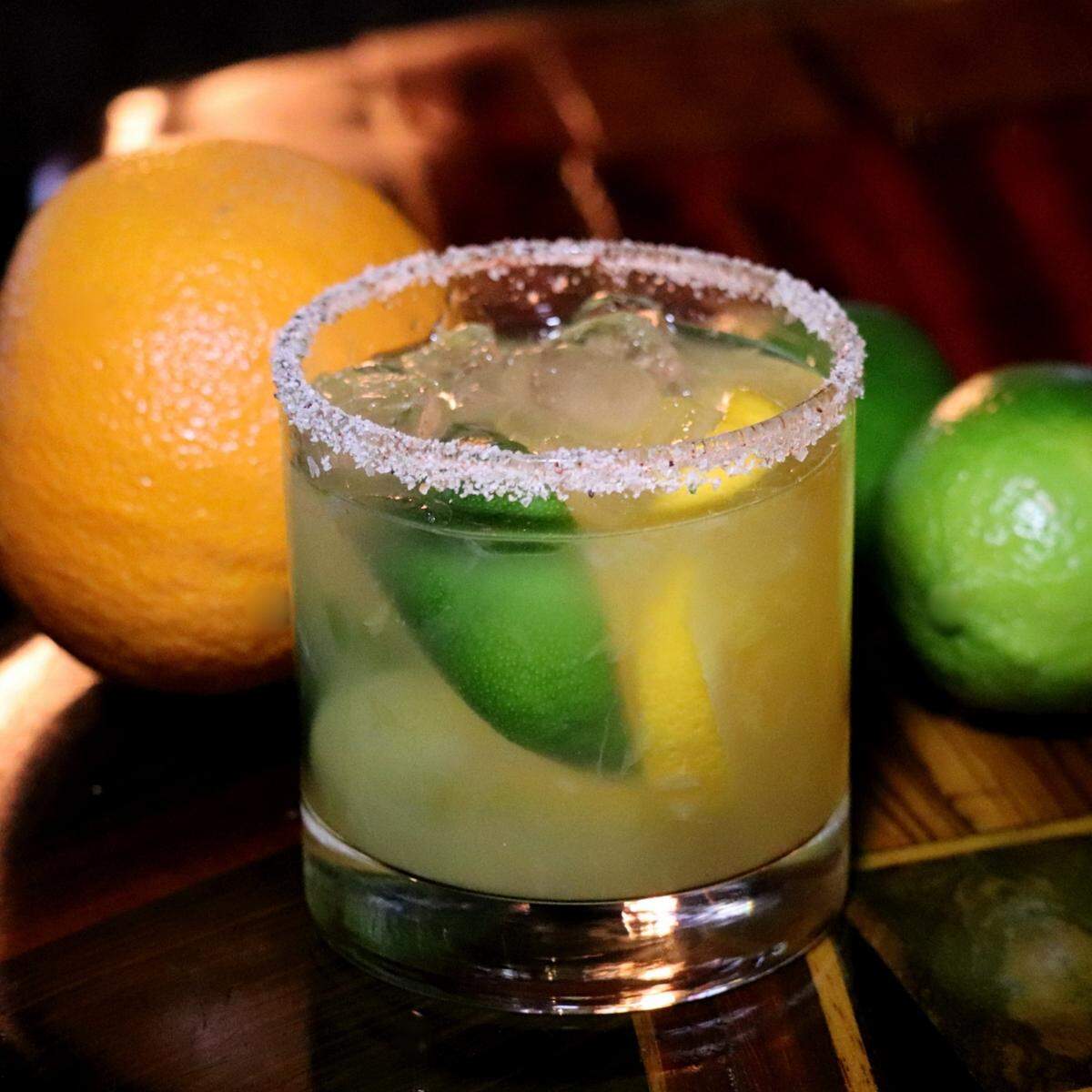 The Matador’s non-alcoholic Scratch Margarita is made with Lyre’s Agave Blanco and Lyre’s Orange Sec, plus fresh citrus notes from lime and orange, with a dash of agave.