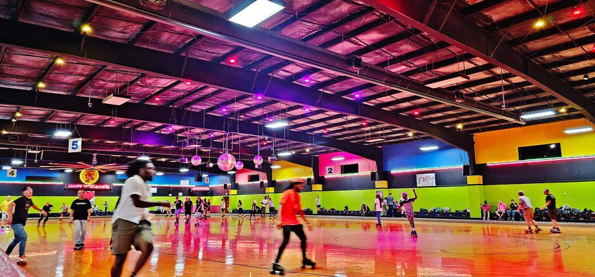 Kate’s Skating Rink has adult skate nights on Thursdays and Saturdays in Indian Trail and Fridays in Gastonia.