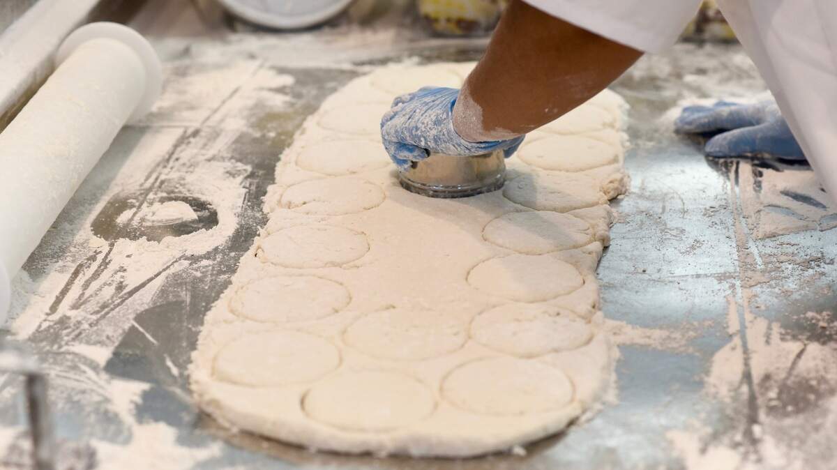 Biscuitville Fresh Southern opens Thursday in Concord, featuring a window that lets customers see its biscuits being made.