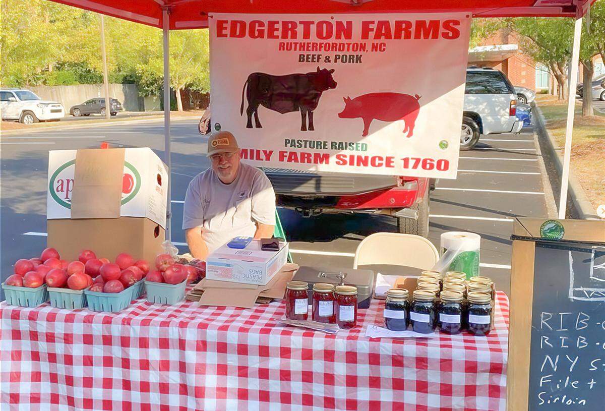 Edgerton Farms sells its products at the Cotswold Farmers Market.