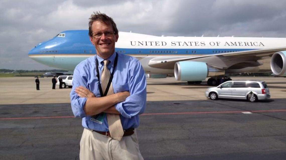 Mark Becker, photographed in 2012 in Charlotte during the Democratic National Convention, did his last story for WSOC on Dec. 17.