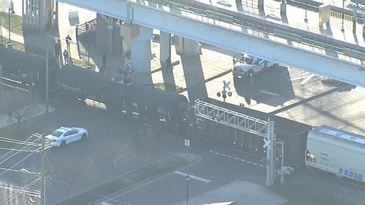 A man was hit by a train and seriously injured on railroad tracks near Old Pineville Road and Pineville Point Road.