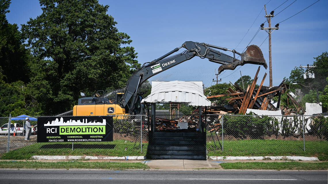 Excelsior Club demolished in west Charlotte, as another historic building falls