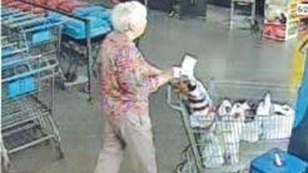 This is the reported "Granny Thief" in Waynesville, N.C., according to local police.