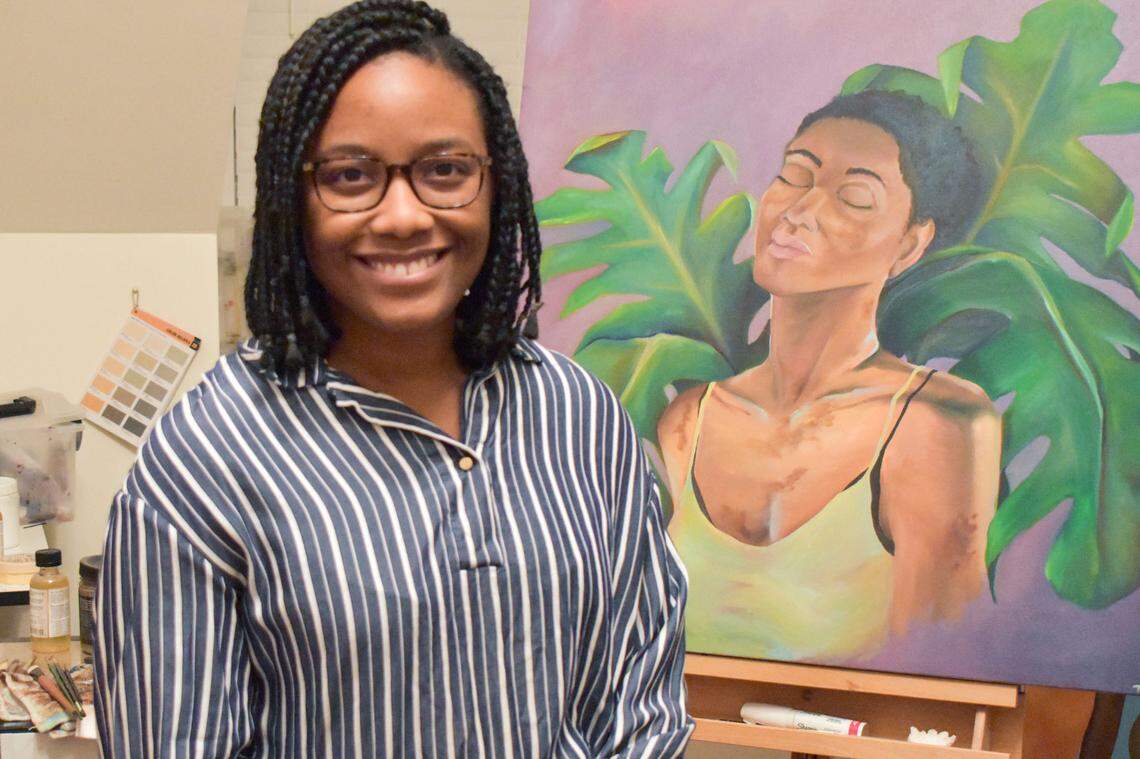 This year’s ArtPop class includes three repeat artists, including Joanna Henry, pictured here, Caroline Rust and Kenny Nguyen. Artists must wait three years to re-apply/