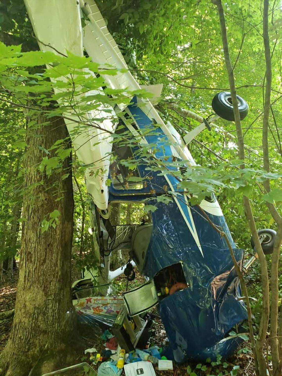 Three people survived a single engine plane crash in Monroe, according to the Union County Sheriff’s Office. The plane nosedived in the backyard of a home.