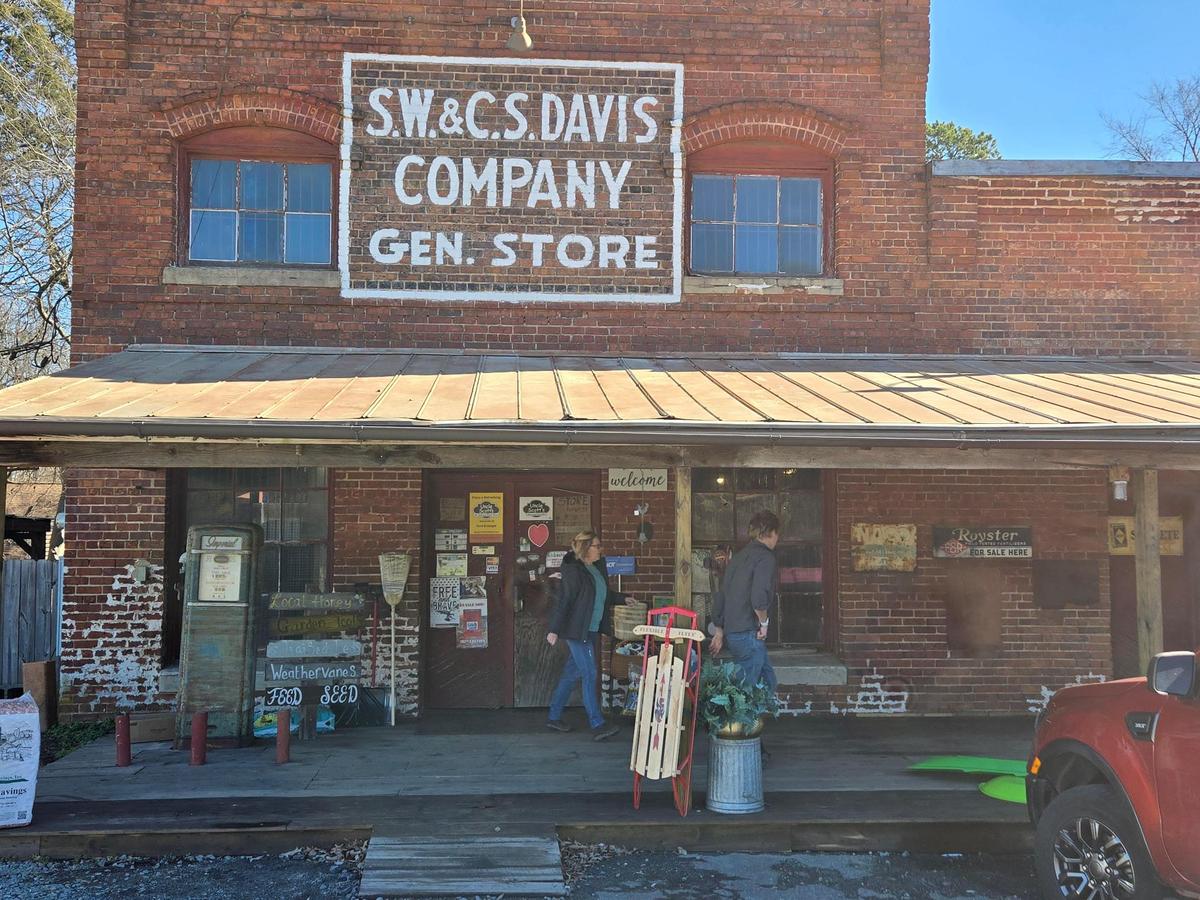 The Davis General store in Charlotte is one of many historic landmarks in Mecklenburg County. The store was built in 1908.