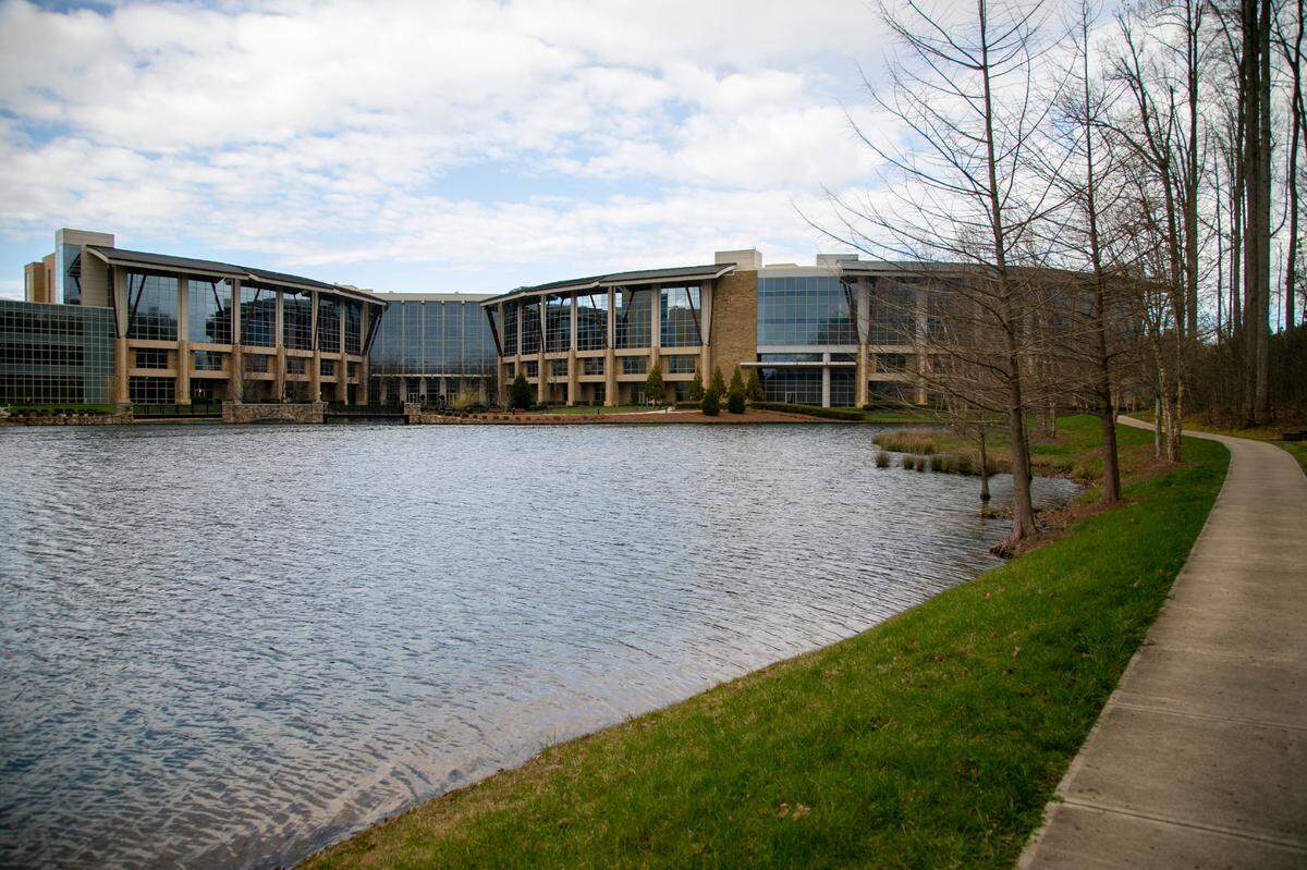 Lowe’s home improvement has improved its WiFi availability on its Mooresville headquarters campus so employees can work from outdoor seating areas.