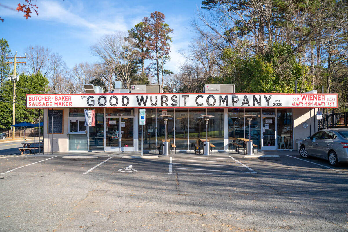 The Good Wurst Company is located on Central Avenue.
