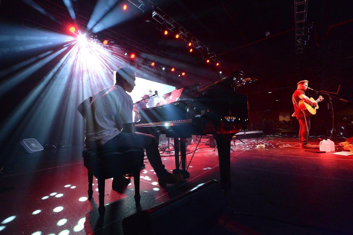 Christian McCaffrey plays early in the show.