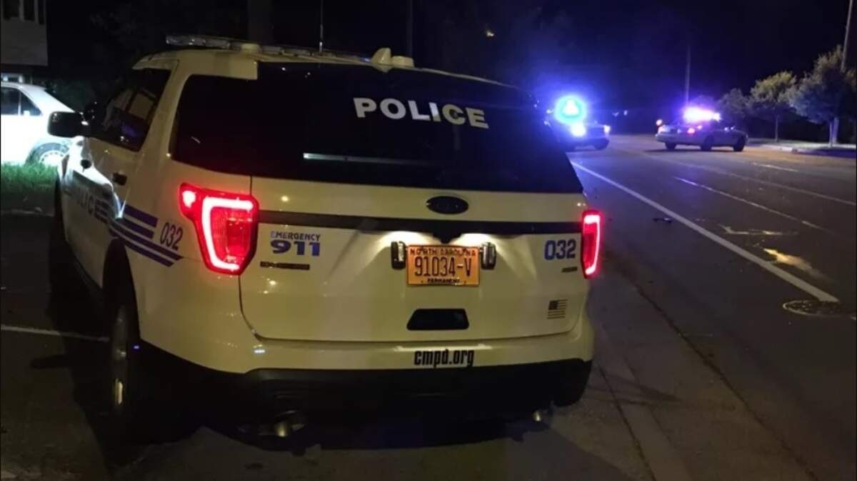 Police are searching for the driver who hit and killed a 21-year-old man on a busy Charlotte road late Monday.