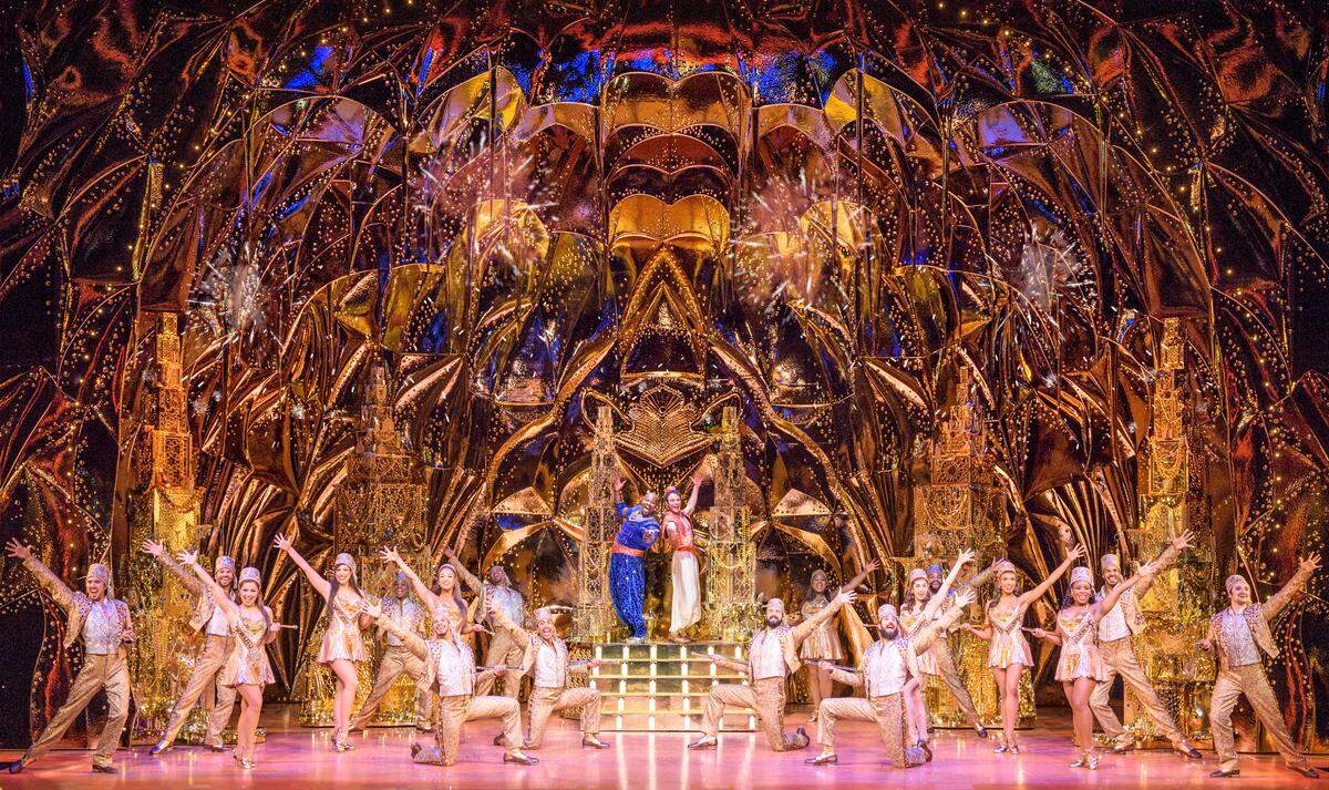 Bob Crowley headed up the the team that created sets like this for Disney Theatrical Productions’ ”Aladdin.” You can see the show and Crowley’s sets at the Belk Theater Sept. 10-29. Crowley still creates sets with paper and pencil, rather than computers. He said he loves to create images that evoke a feeling or a memory.