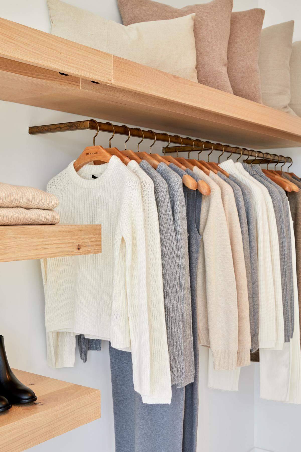Jenni Kayne, California lifestyle brand, is known for its neutral apparel.
