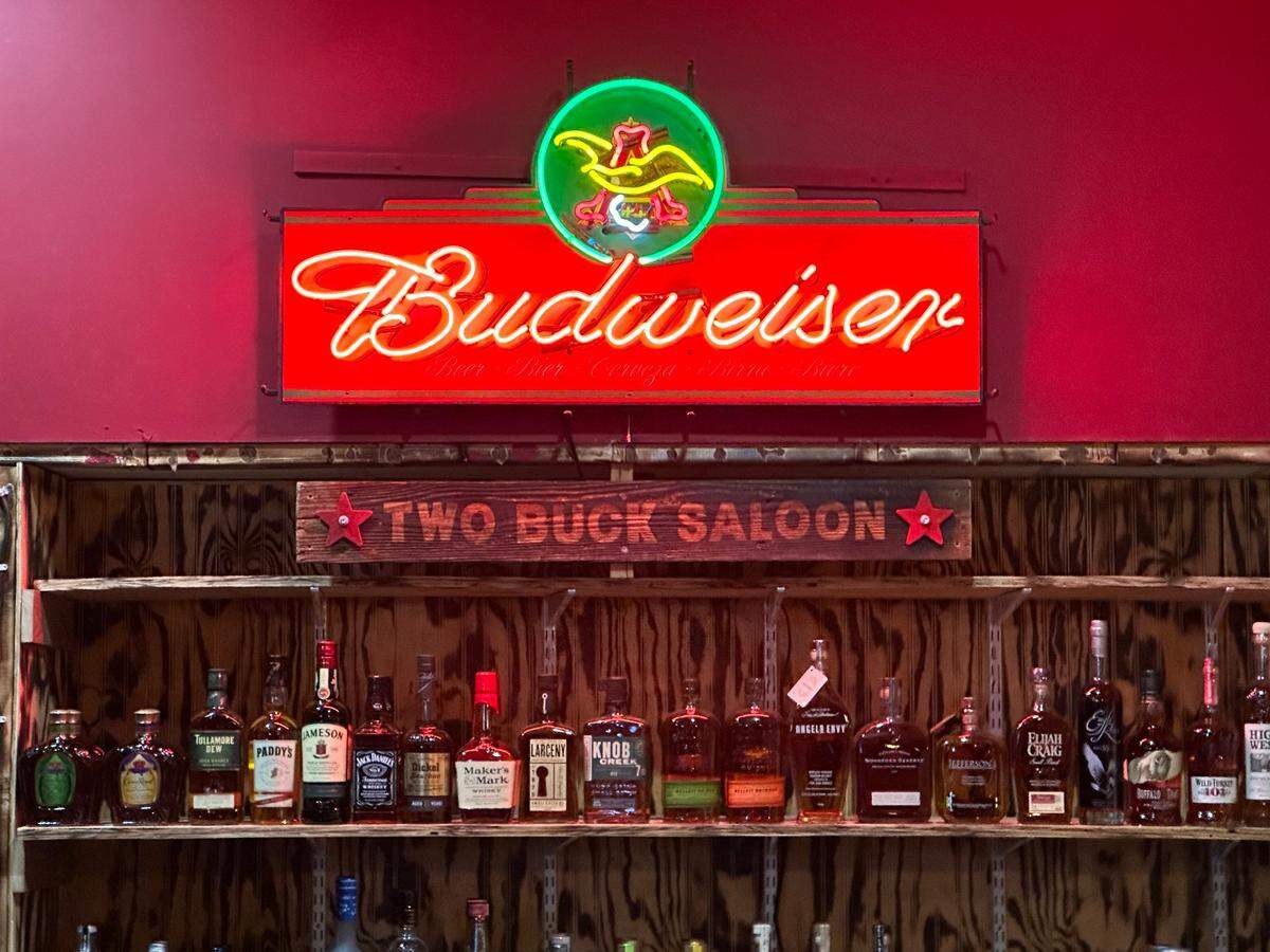 Two Buck Saloon has built its business around offering affordable options. You can always get a $2 PBR, Busch Light or Miller High Life, and brands including Budweiser are only $3.